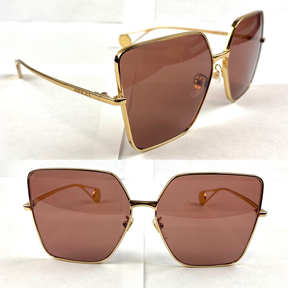 Gucci 61mm modified square sunglasses - Picture 10 of 14